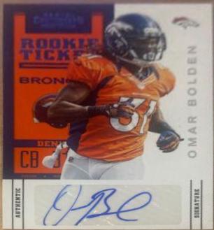 Omar Bolden [With Ball Autograph] #175
