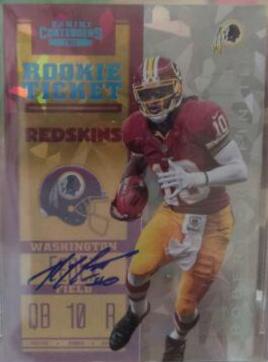 Robert Griffin III [Running Autograph Cracked Ice] #202