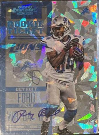 Ryan Broyles [White Jersey Autograph Cracked Ice] #222
