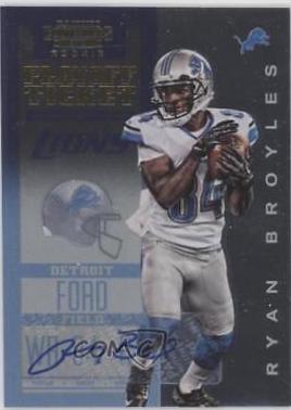 Ryan Broyles [White Jersey Autograph Playoff Ticket] #222
