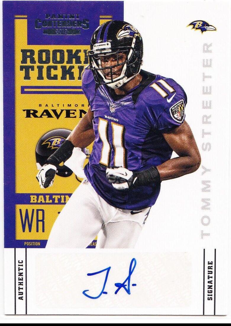 Tommy Streeter [Redemption Autograph Playoff Ticket] #191
