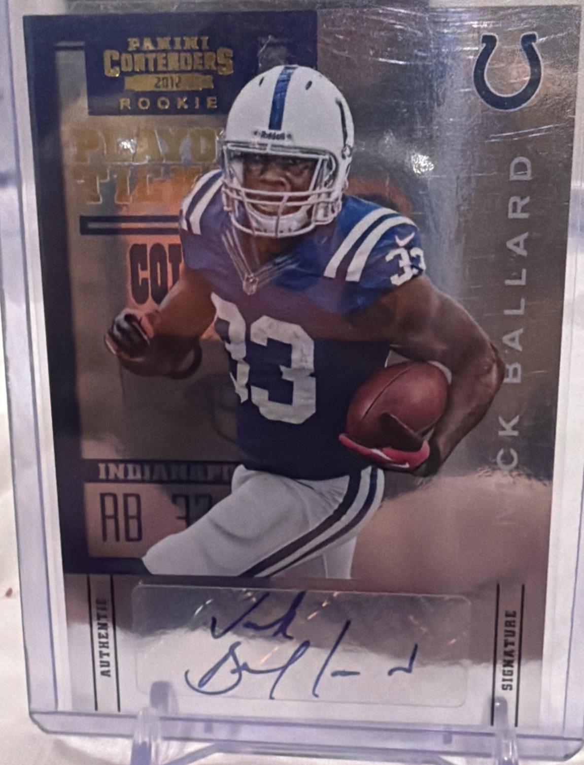 Vick Ballard [With Ball Autograph Playoff Ticket] #197