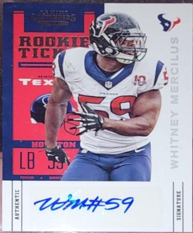 Whitney Mercilus [Facing Forward Autograph] #196