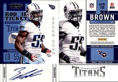 Zach Brown [Standing Autograph] #199