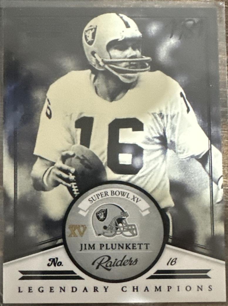 Jim Plunkett [Black] #20