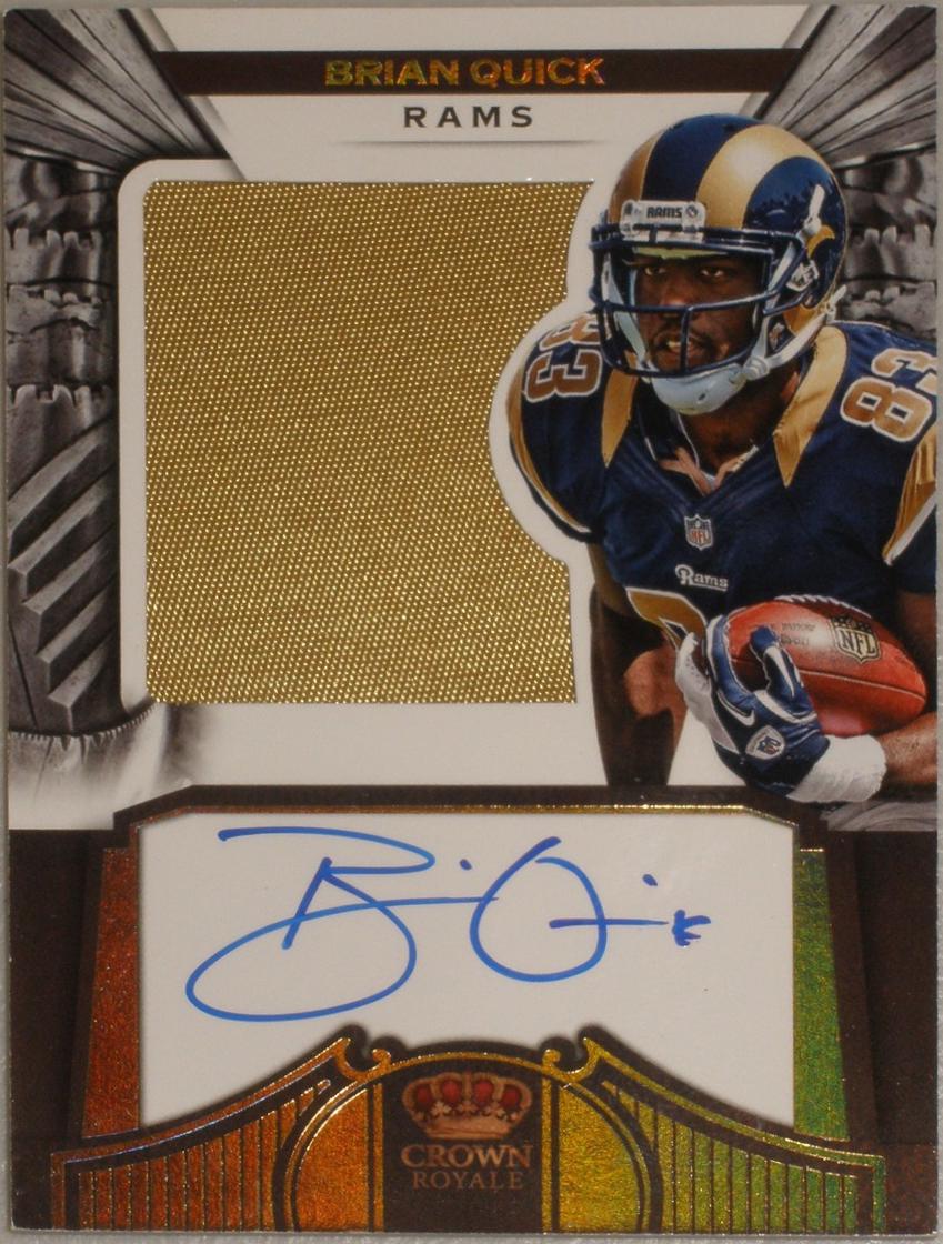 Brian Quick [Jersey Autograph Gold] #256