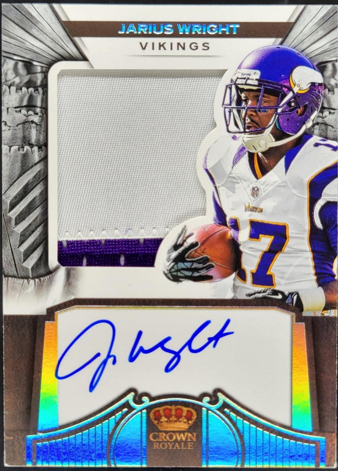 Jarius Wright [Jersey Autograph Silver] #265