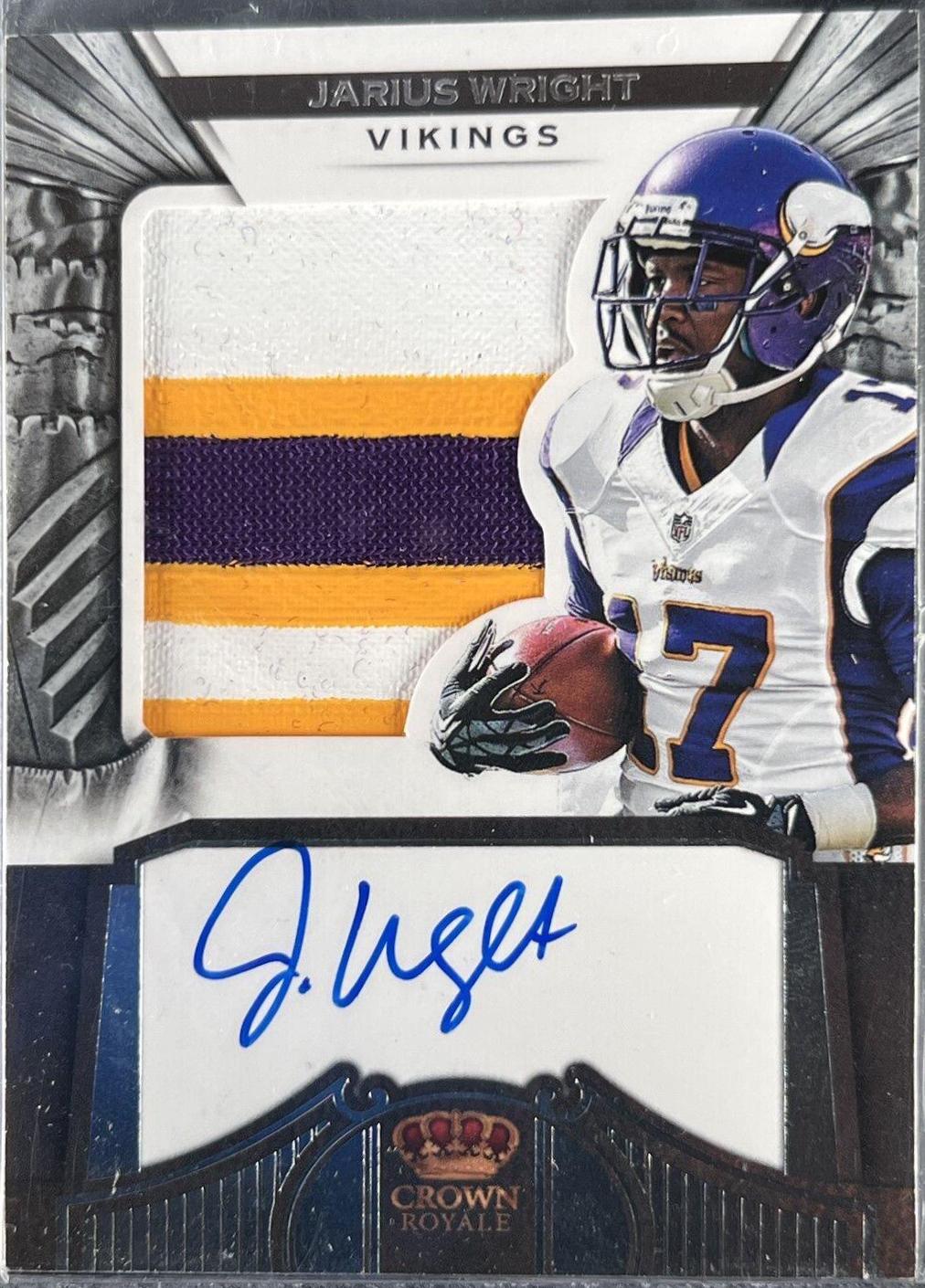 Jarius Wright [Jersey Autograph] #265