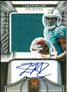 Lamar Miller [Jersey Autograph Silver] #269