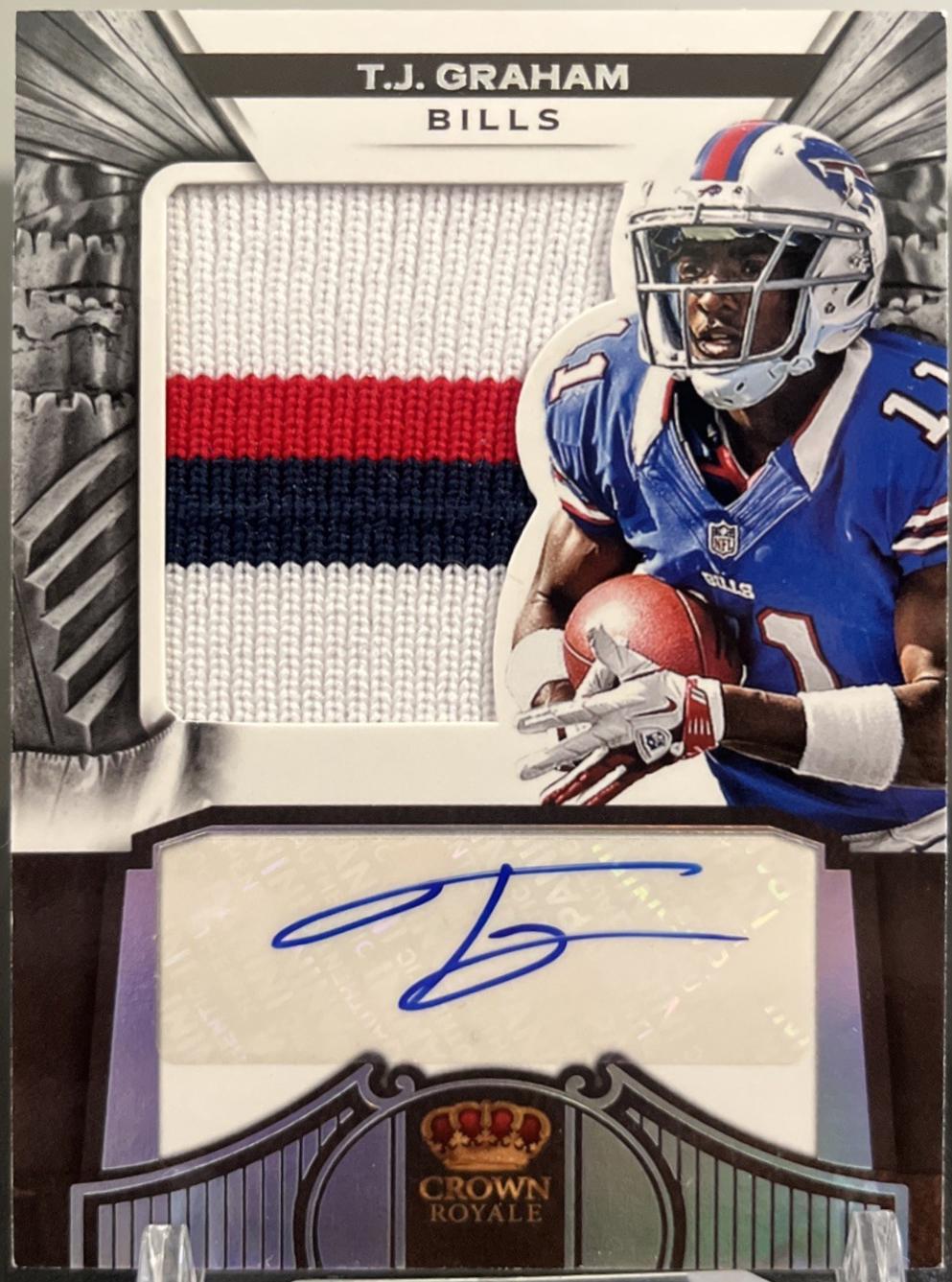 T.J. Graham [Jersey Autograph Silver] #284