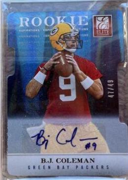 B.J. Coleman [Aspirations Autograph] #184