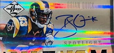 Brian Quick [Jersey Autograph Silver Spotlight] #232