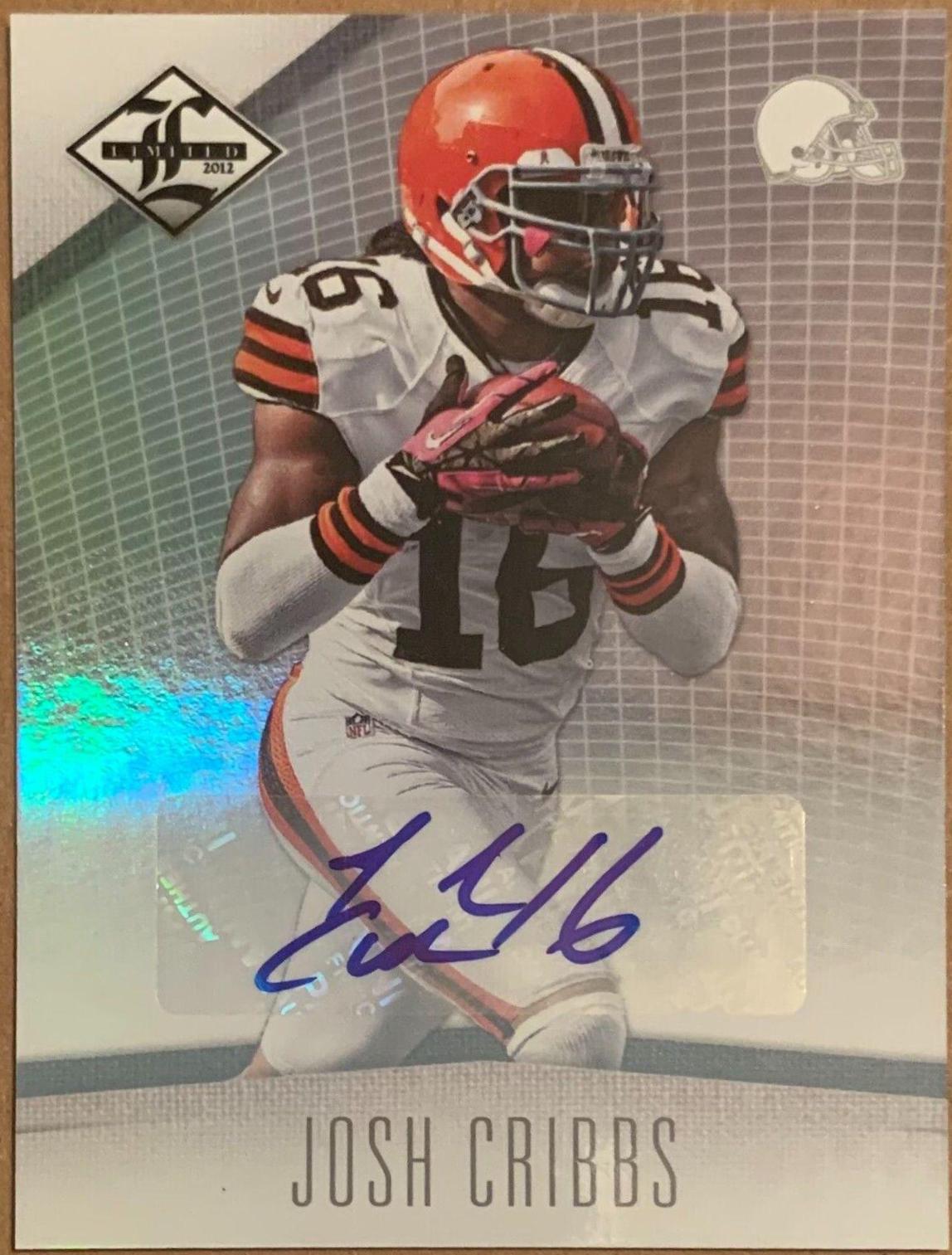 Josh Cribbs [Monikers Silver Autograph] #27