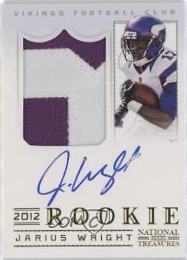 Jarius Wright [Autograph Material Gold] #334
