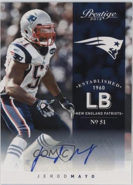 Jerod Mayo [Extra Points Black Autograph] #112