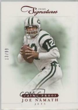 Joe Namath [Prime Proof Red] #148