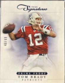 Tom Brady [Prime Proof Blue] #1