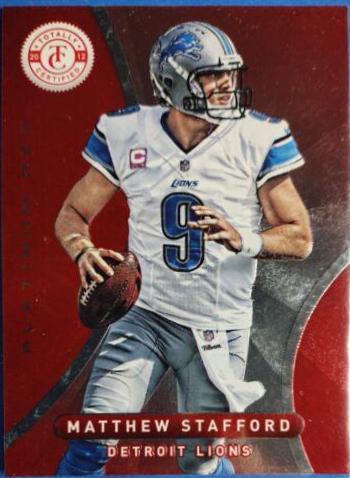 Matthew Stafford [Autograph Platinum Green] #38