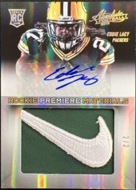 Eddie Lacy [Rookie Premiere Materials Jumbo Prime Nike] #208