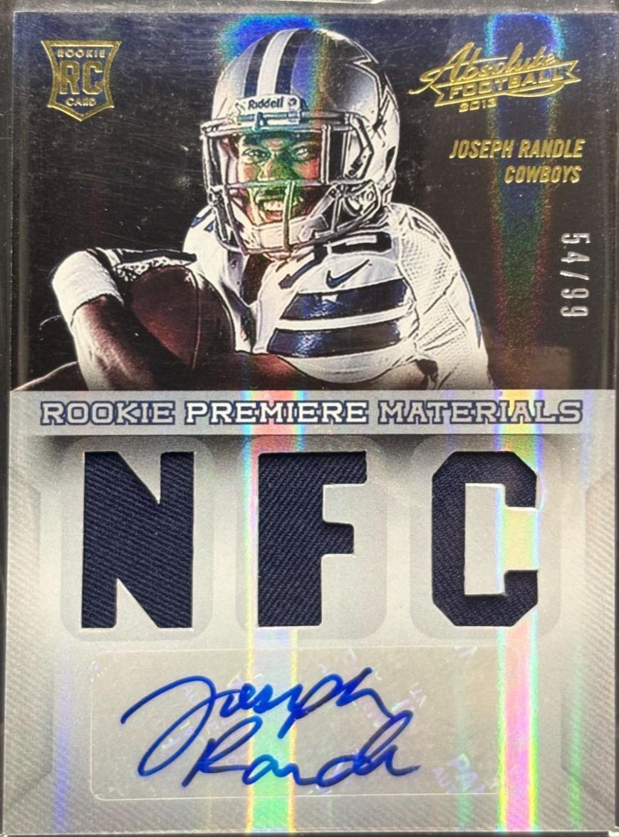 Joseph Randle [Rookie Premiere Materials Signature AFC, NFC] #215