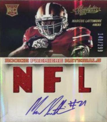 Marcus Lattimore [Rookie Premiere Materials Signature] #223