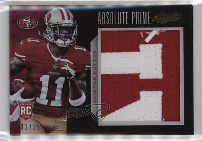 Quinton Patton [Rookie Premiere Materials Nameplates] #230