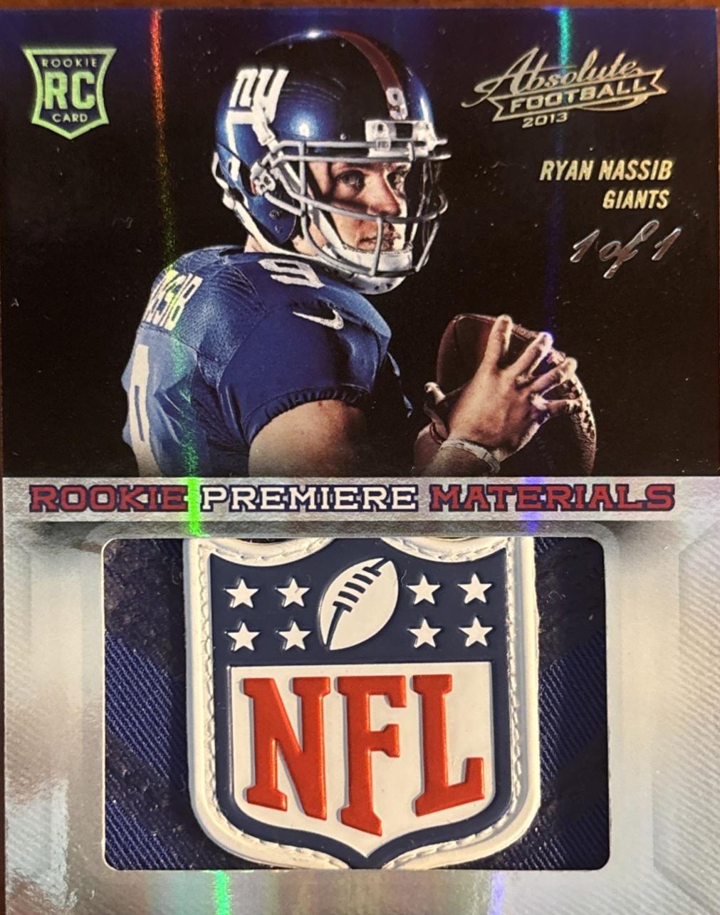 Ryan Nassib [Rookie Premiere Material NFL] #232