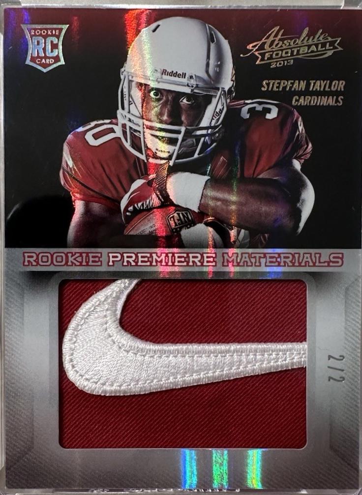 Stepfan Taylor [Rookie Premiere Materials Jumbo Prime Nike] #234