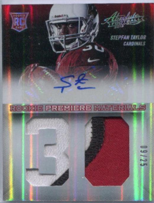 Stepfan Taylor [Rookie Premiere Materials Signature Jumbo] #234
