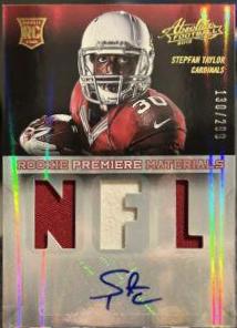 Stepfan Taylor [Rookie Premiere Materials Signature] #234