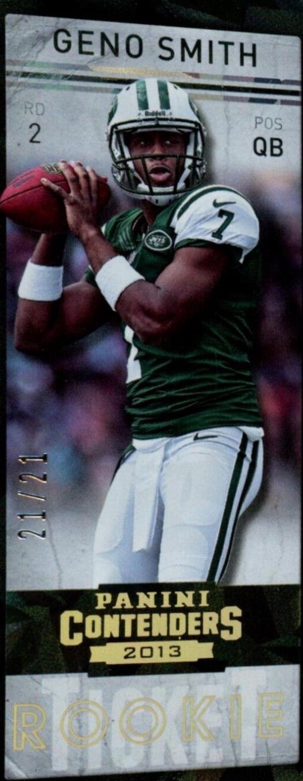 Geno Smith [Throwing Cracked Ice Ticket Autograph] #211