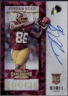 Jordan Reed [Catching Autograph Cracked Ice] #214