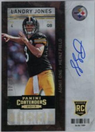Landry Jones [Throwing Cracked Ice Ticket Autograph] #220