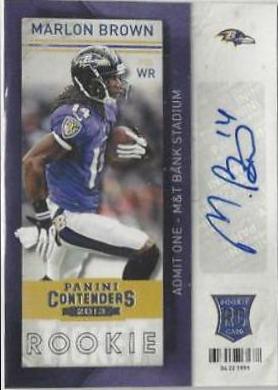 Marlon Brown [Knee Up Autograph] #196