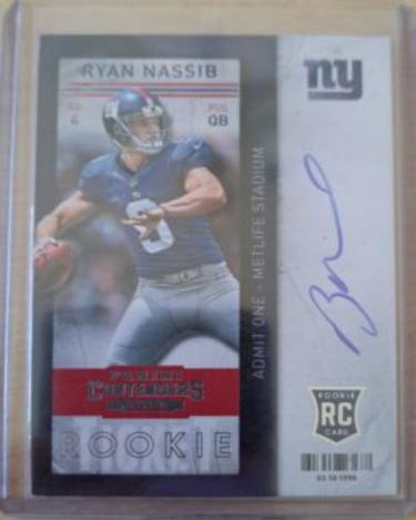 Ryan Nassib [Throwing Autograph] #232
