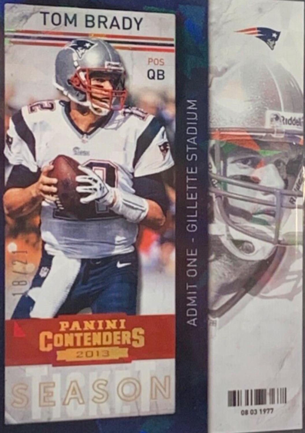 Tom Brady [Cracked Ice Ticket] #67