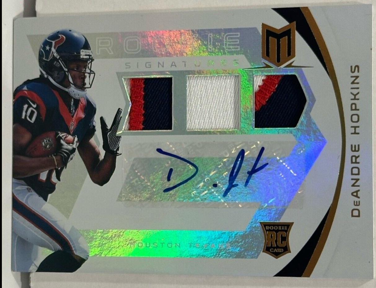 DeAndre Hopkins [Autograph Jersey Silver] #205