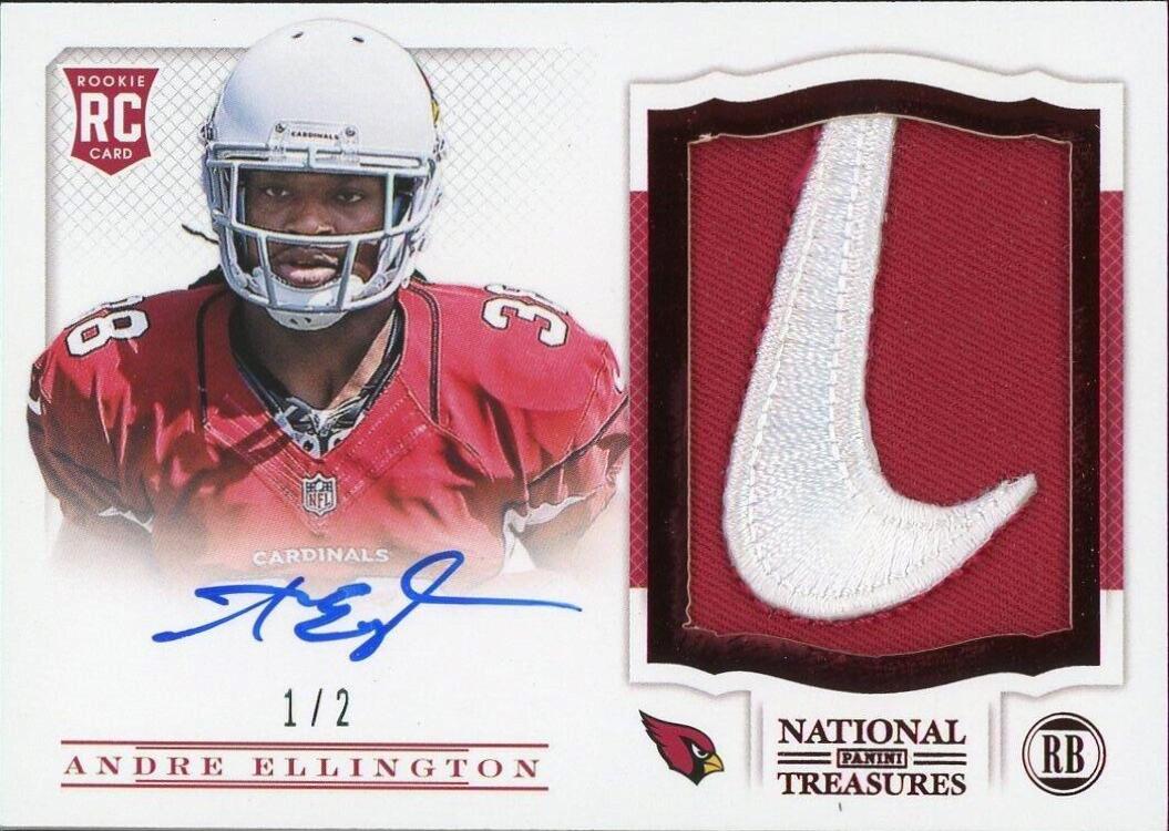 Andre Ellington [Autograph Material Nike Swoosh] #202