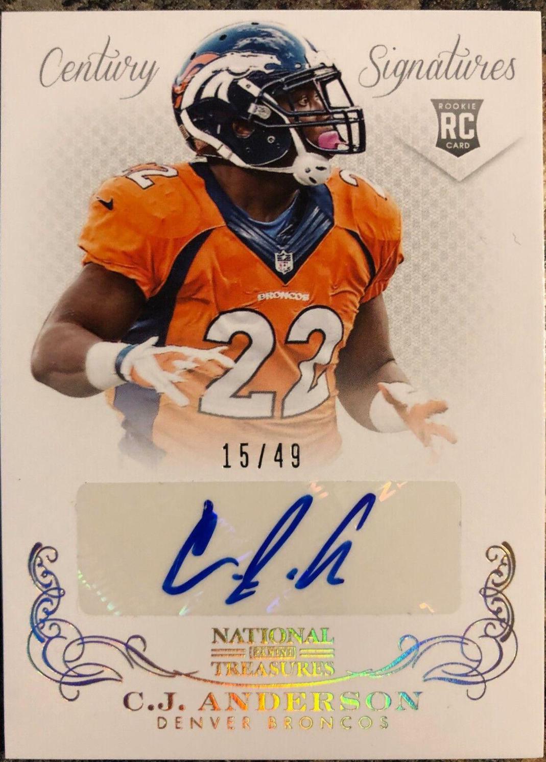 C.J. Anderson [Autograph Gold] #254