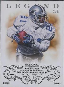 Deion Sanders [Century Black] #117