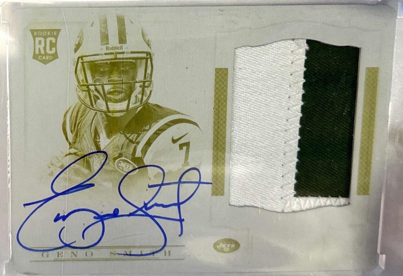 Geno Smith [Autograph Material Platinum] #211