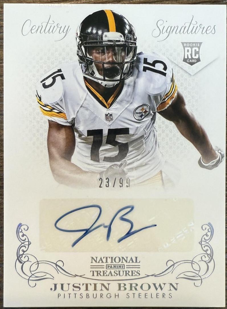 Justin Brown [Autograph Silver] #293