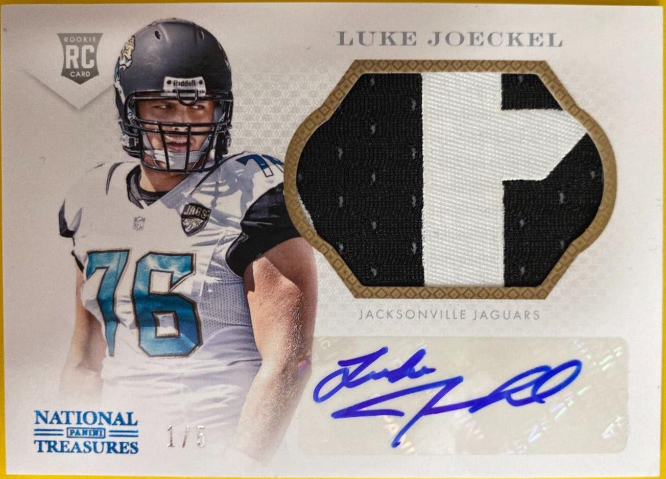 Luke Joeckel [Autograph Material Blue] #303