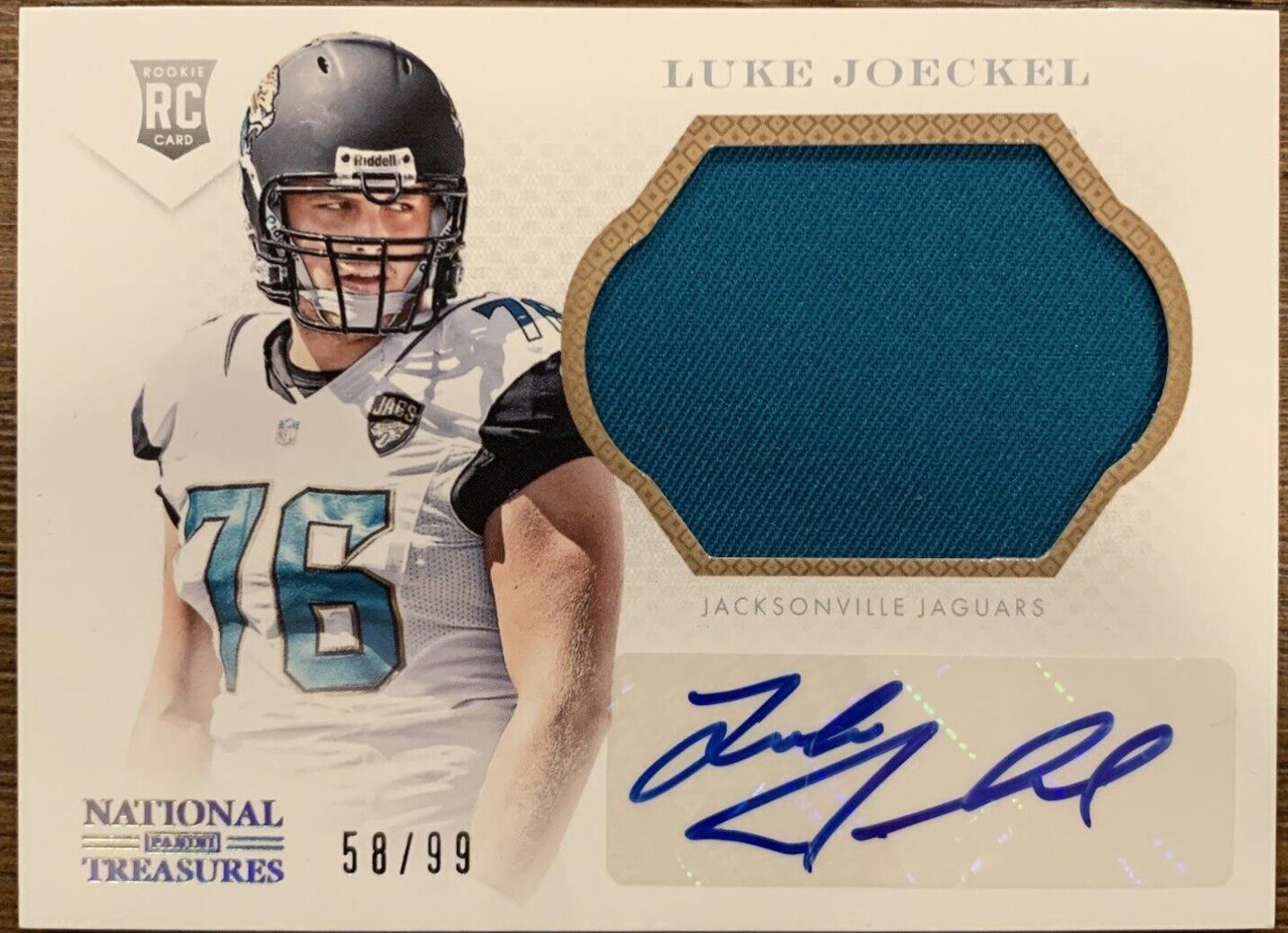 Luke Joeckel [Autograph Material Silver] #303