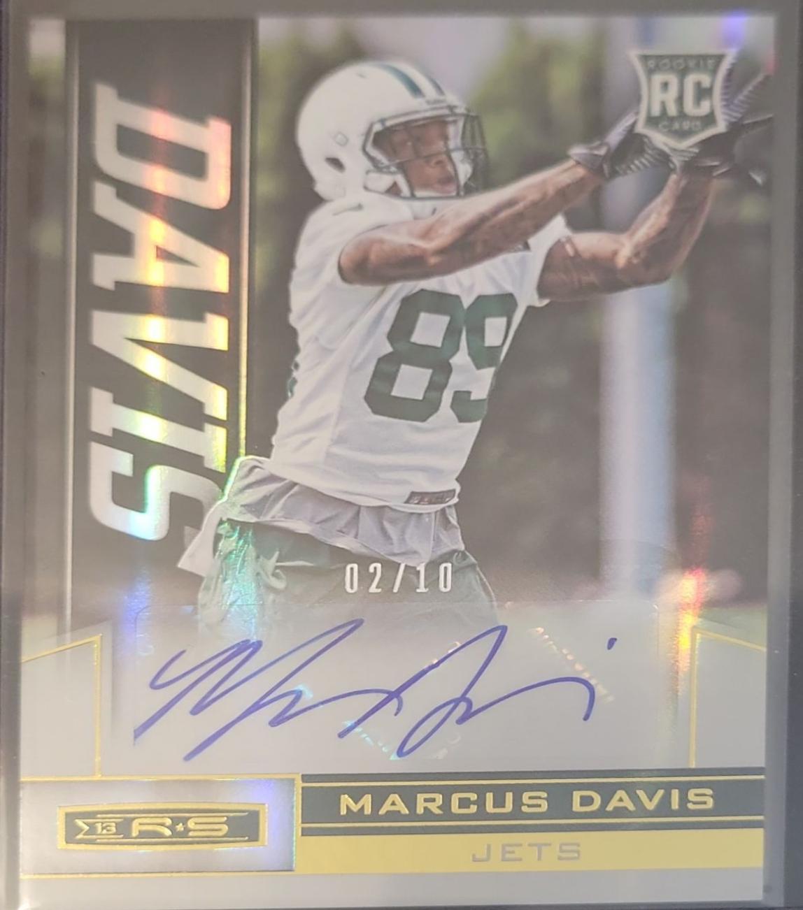 Marcus Davis [Autograph Longevity Black] #160