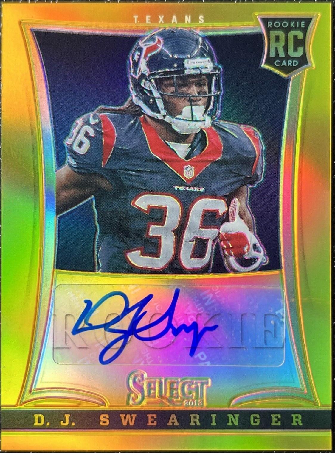 D.J. Swearinger [Autograph Gold Prizm] #258