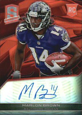 Marlon Brown [Autograph Spectra Red] #166