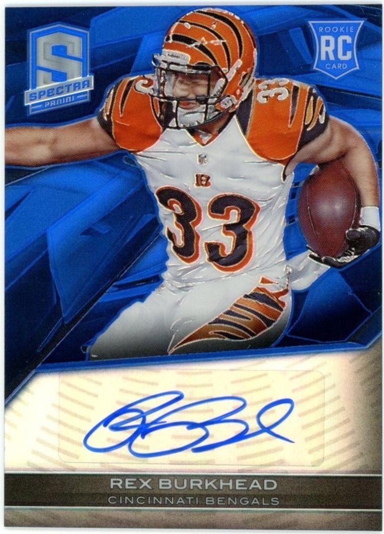 Rex Burkhead [Autograph Spectra Blue] #181