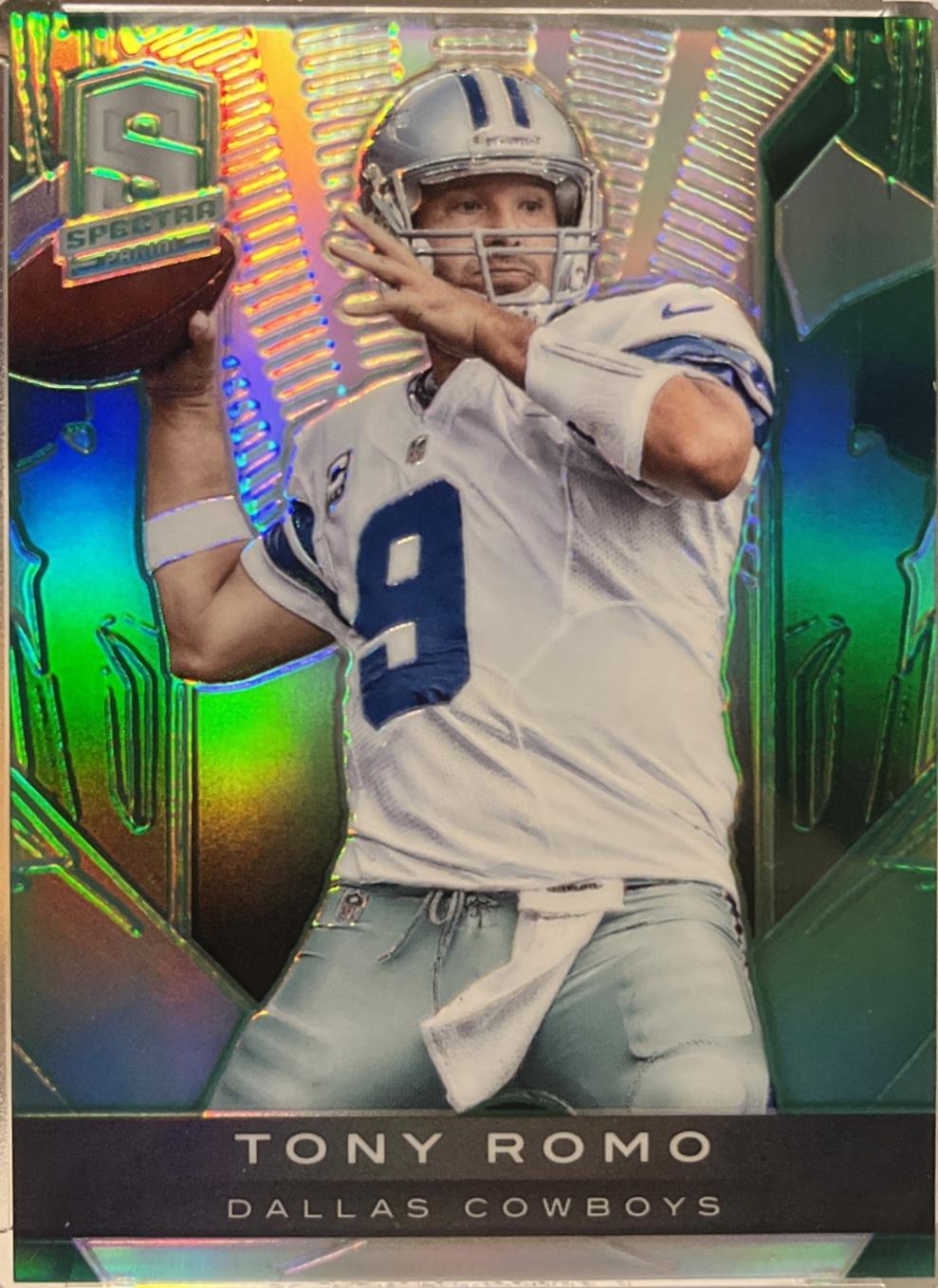 Tony Romo [Spectra Green] #28