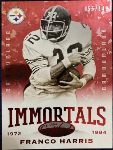 Franco Harris [Red Camo] #186